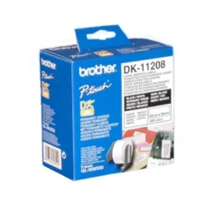 Adressetikett Brother DK11208, 38x90mm, 400 etiketter