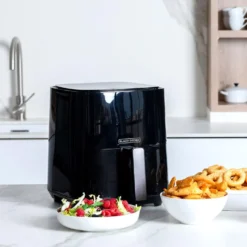 Airfryer BlackDecker 5L 1450W, digital touchskärm, svart