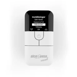 Alkomätare ALCOSENSE Excel, bränslecellsensor, TFT-färgskärm