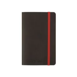 Anteckningsblock Oxford Black n' Red Soft A6, linjerat, 144 sidor