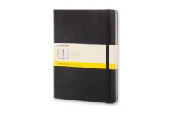 Anteckningsbok Moleskine Hard X-large, rutat, svart, 192 sidor