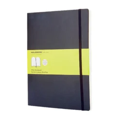 Anteckningsbok Moleskine Soft XL olinjerad, svart, 192 sidor