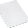 Arbetsblad Bantex A4 rutat 10x10mm, dubbel marginal, 500 ark