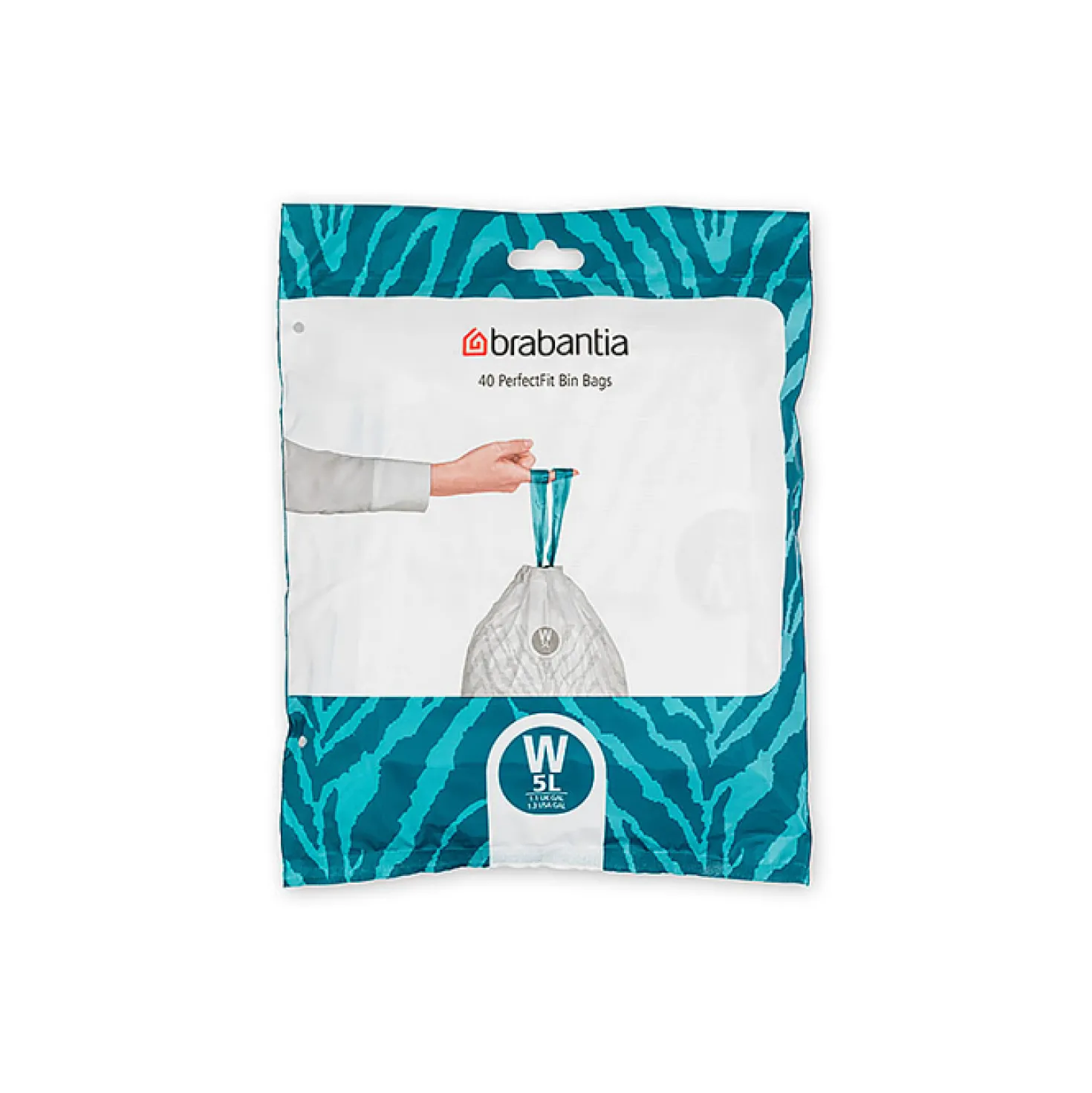 Avfallspåse Brabantia PerfectFit W, 5 liter, 40 st