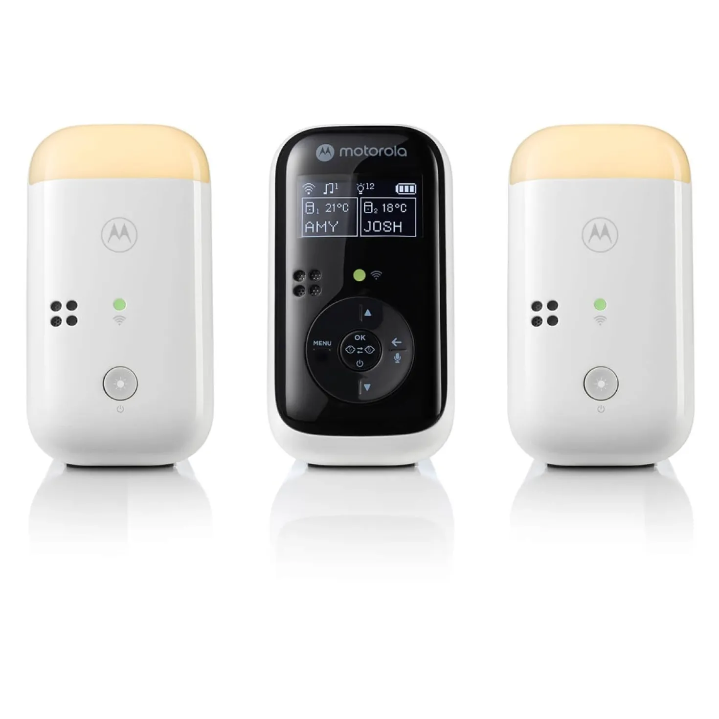 Babyvakt MOTOROLA PIP15 Twin Audio, 2 babyenheter, 450m räckvidd