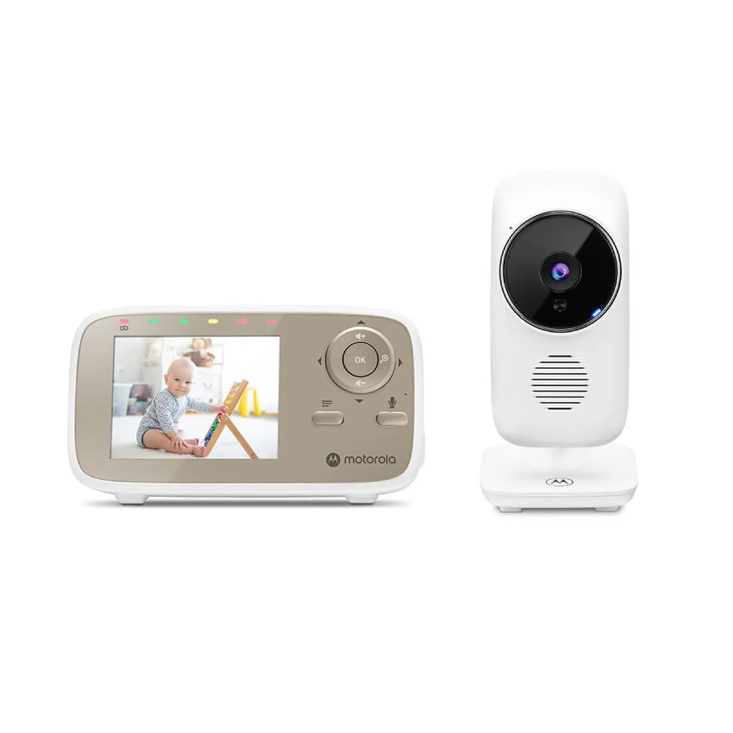 Babyvakt MOTOROLA VM483 Video, 2,8-tums skärm, 300m räckvidd