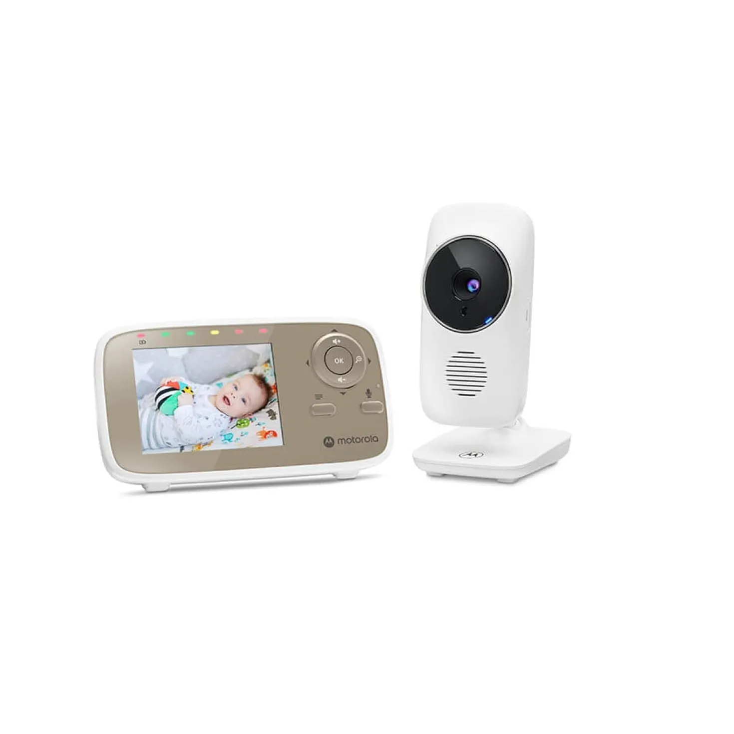 Babyvakt MOTOROLA VM483 Video, 2,8-tums skärm, 300m räckvidd