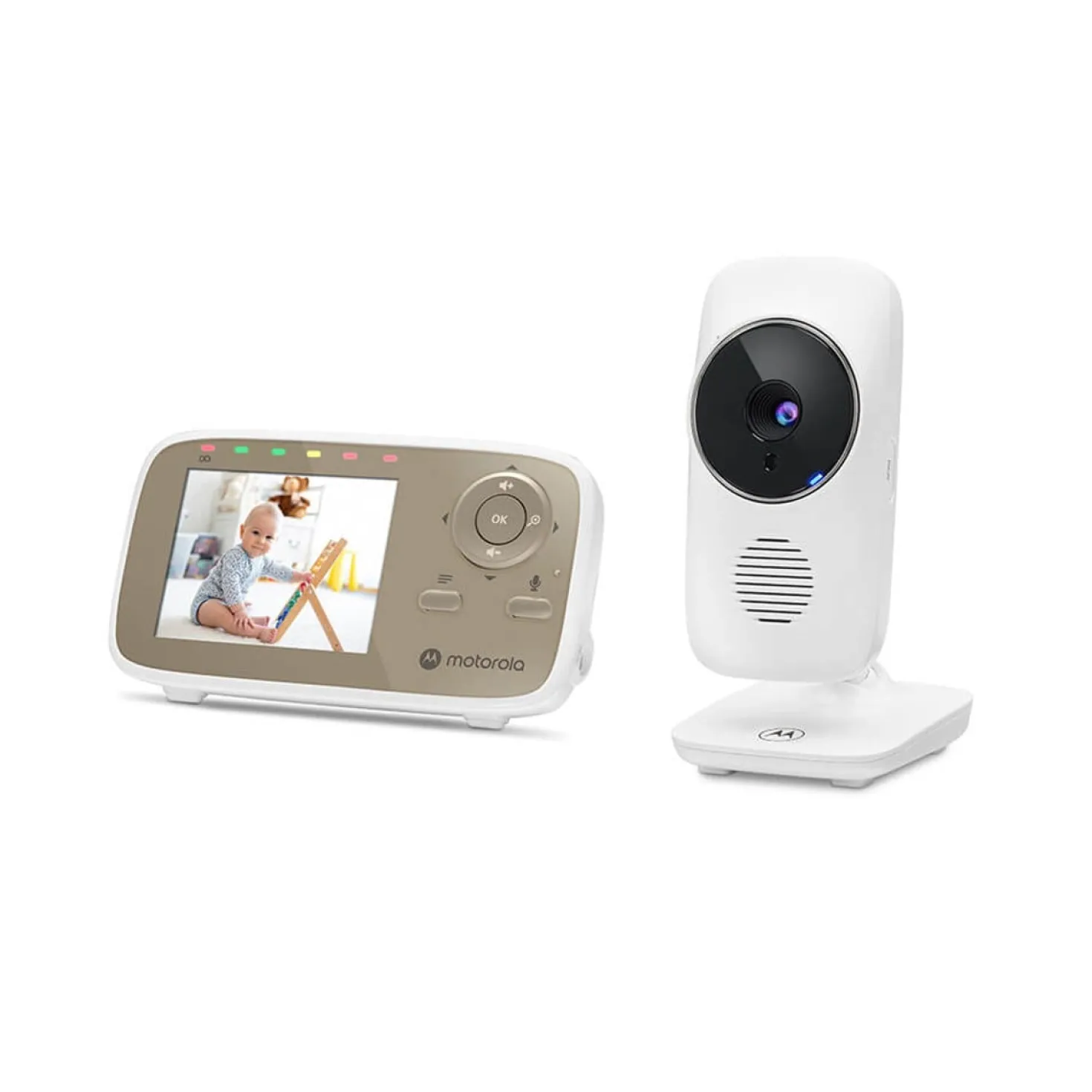 Babyvakt MOTOROLA VM483 Video, 2,8-tums skärm, 300m räckvidd