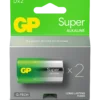 Batteri GP Super Alkaline D LR20, 1,5V, 2 st