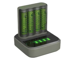 Batteriladdare GP ReCyko M451 + D451, inkl 4 AA-batterier