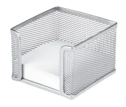 Blockask BNT Office Mesh Trådmetall, silver, inkl. 100 block