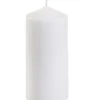 Blockljus Papstar Vit, Ø 60x130 mm, 30 h brinntid