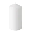 Blockljus Papstar Vit, Ø 80x150 mm, 70 timmars brinntid