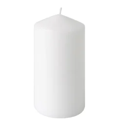 Blockljus Papstar Vit, Ø 80x150 mm, 70 timmars brinntid