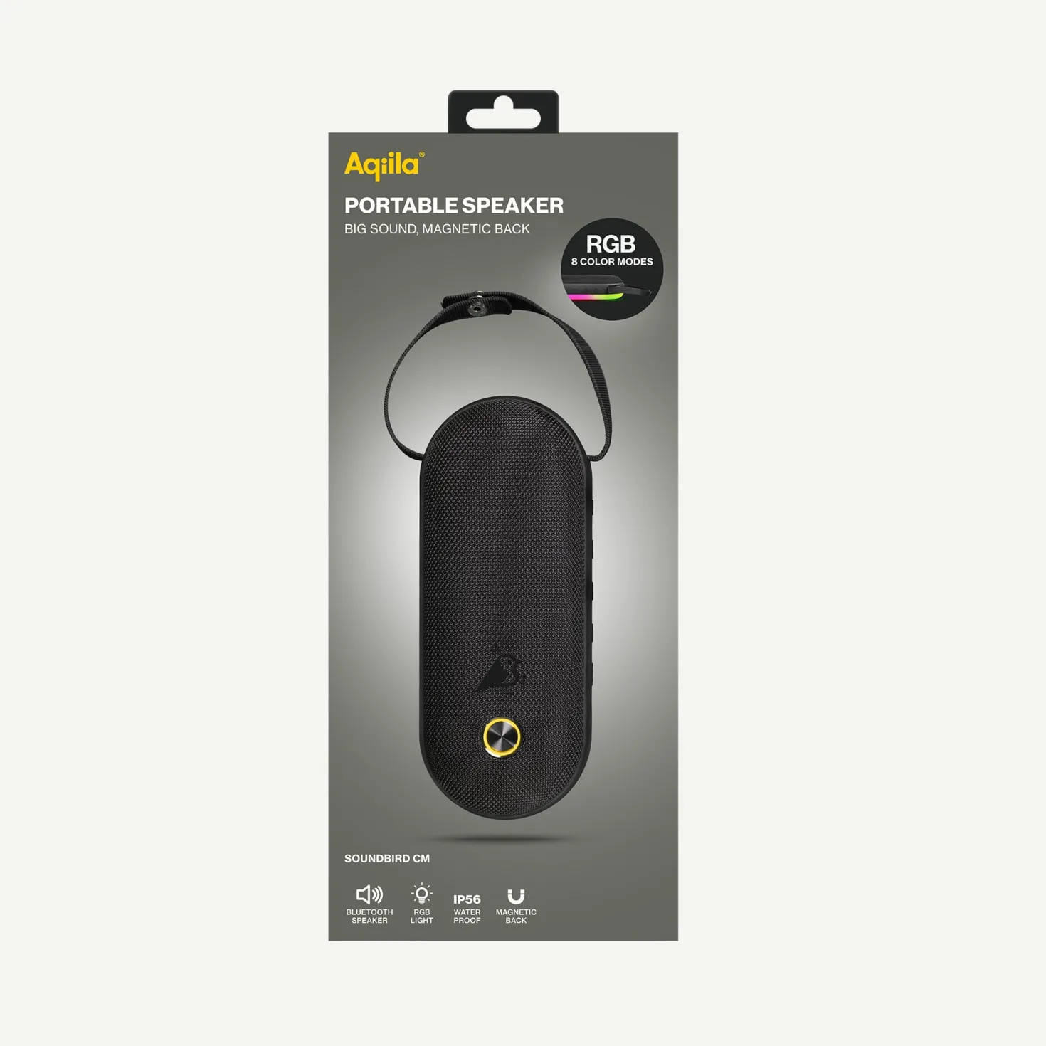 Bluetooth-högtalare Aqiila Soundbird CM, 30W, magnetisk, svart