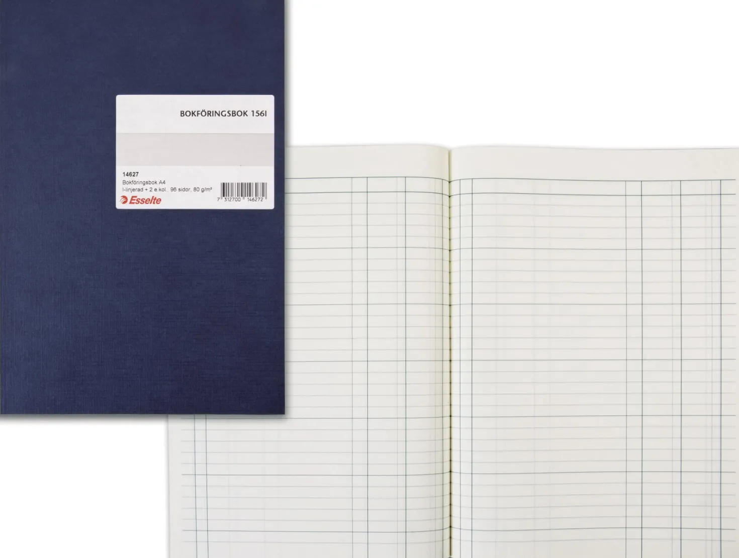 Bokföringsbok Esselte I-linj, A4, 96 sidor