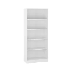Bokhylla Lotus Milano, vit laminat, 800x1880x400 mm