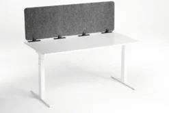 Bordsskärm Durable EFFECT 160, återvunnen PET-filt, ljuddämpande