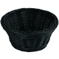 Brödkorg BBM Rund, svart, 18,5 cm diameter