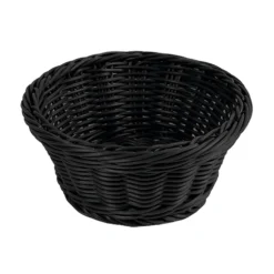 Brödkorg BBM Rund, svart, 18,5 cm diameter