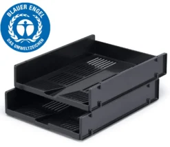 Brevkorg Durable OPTIMO A4, stapelbar, Blue Angel