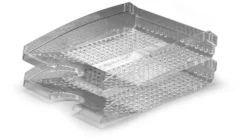 Brevkorg Durable Trend A4, transparent, stapelbar
