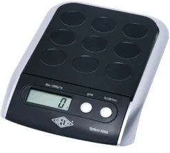 Brevvåg Wedo Optimo 5000, 5 kg, 1 g precision, svart
