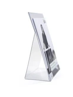 Broschyrställ Durable Bord A4, transparent, polystyren