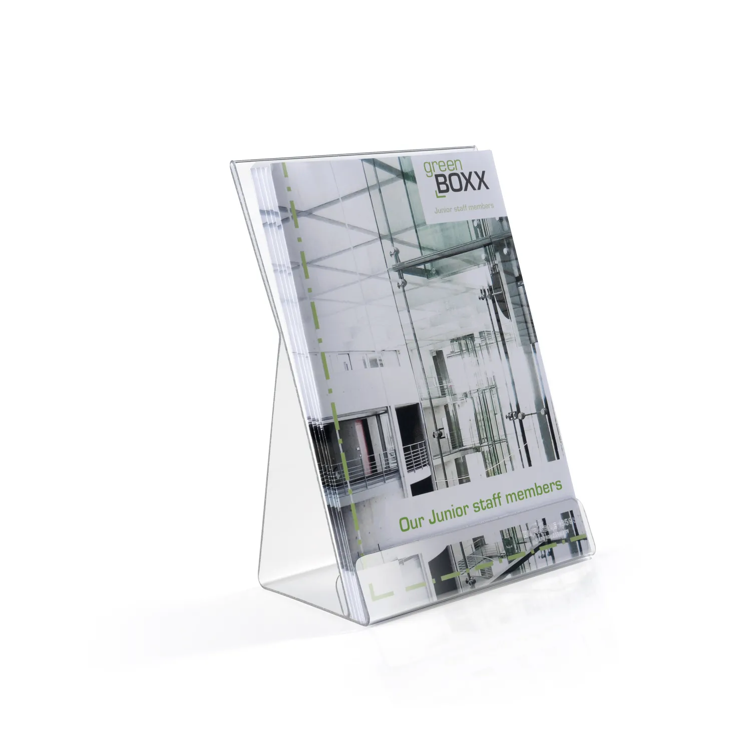 Broschyrställ Durable Bordsstativ A5, transparent