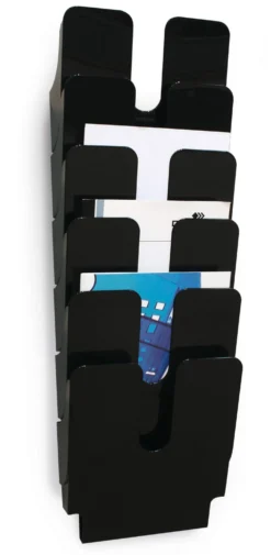 Broschyrställ Durable FLEXIPLUS Vägg, 6 fack, A4 stående