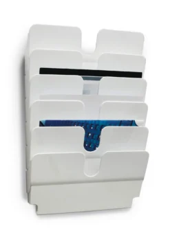 Broschyrställ vägg Durable FLEXIPLUS, 6 fack A4 liggande