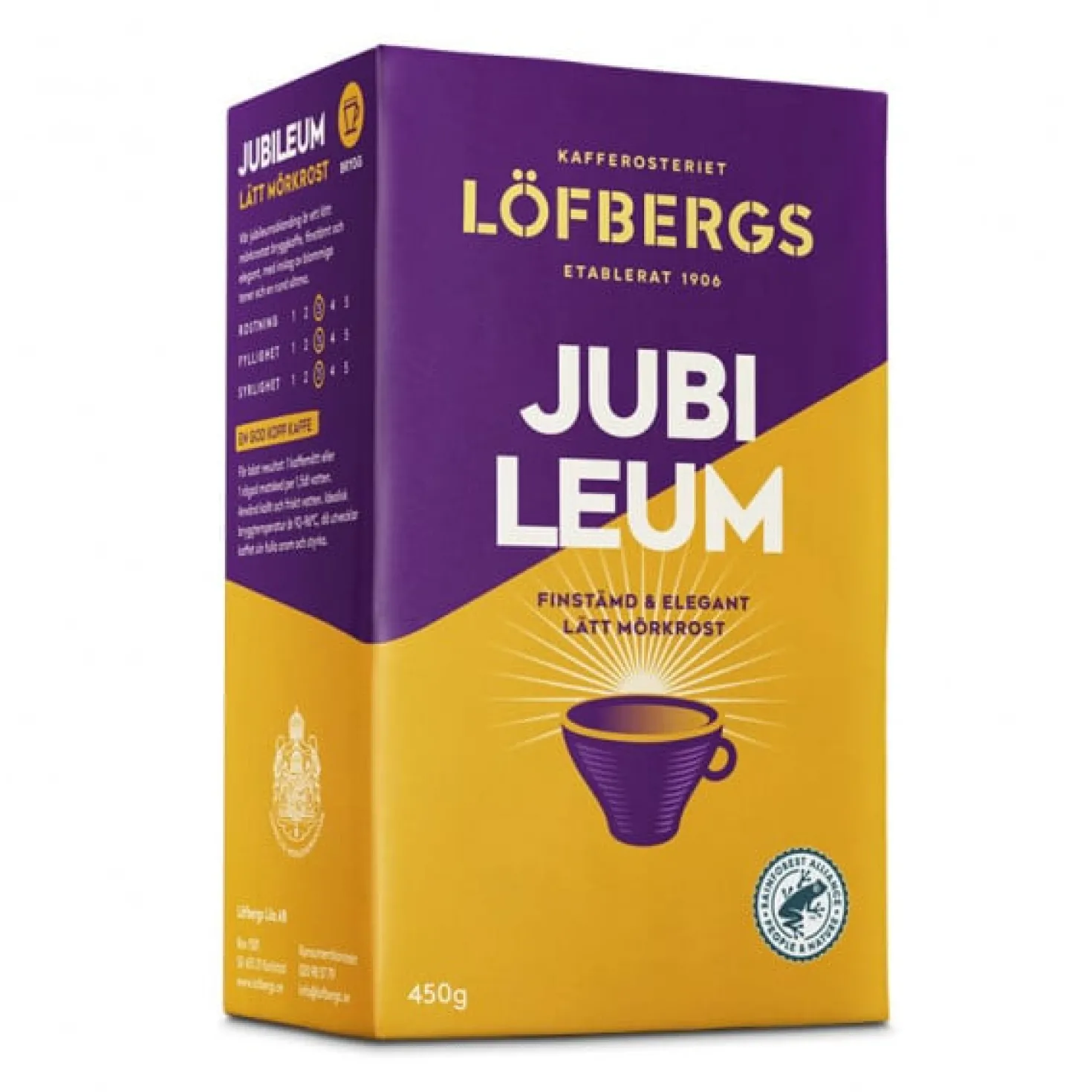 Bryggkaffe Lfbergs Jubileum, 100% Arabica, 450g