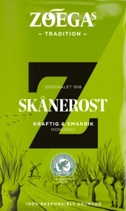 Bryggkaffe Zogas Skånerost Mörkrost, 100% Arabica, 450g