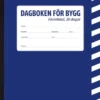 Byggdagbok Burde 30 dagar Förenklad, A5, självkopierande, blå
