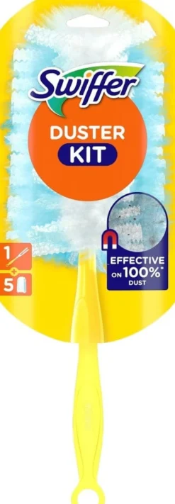 Dammvippa Swiffer Duster Handle Kit, handtag + 5 refill