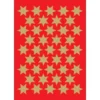 Dekoretikett Herma Stickers Stjärna Guld, 14 mm, 123 st