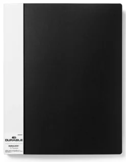 Demonstrationsbok Durable Duralook 10, svart, 10 fickor, A4