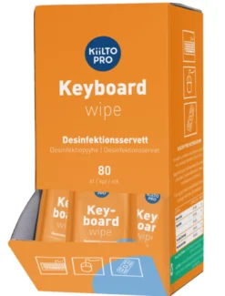 Desinfektionsservett Kiilto Pro Keyboard, 80 st