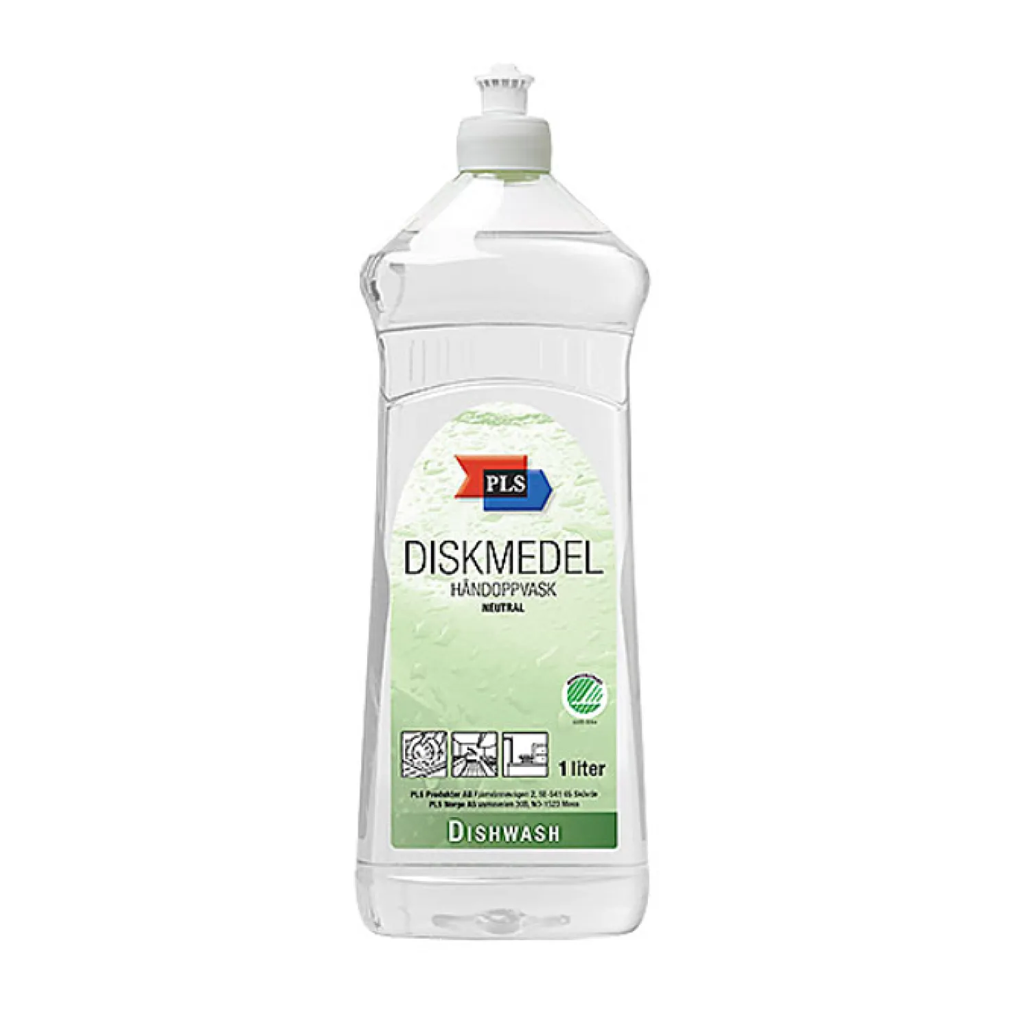 Diskmedel PLS Neutral parfymfritt, 1 liter