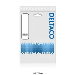 DisplayPort till HDMI-kabel Deltaco, 4K 30Hz, 0,5m, svart
