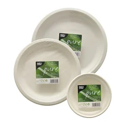 Djup tallrik Papstar Pure Bagasse, 15,5 cm, 500 ml, 50 st
