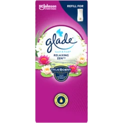 Doftrefill Glade Touch&Fresh Relaxing Zen, blommig, 12x10ml