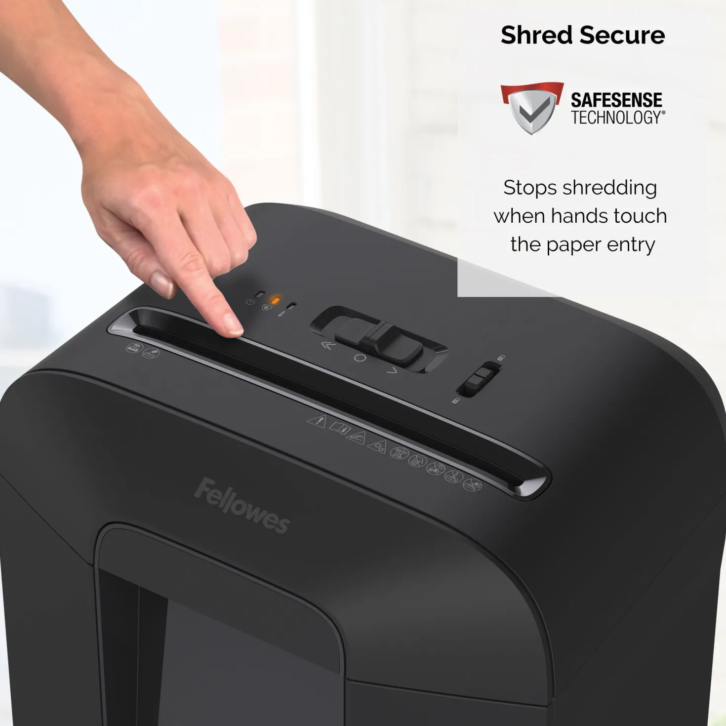 Dokumentförstörare Fellowes LX85 P-4, 19L