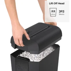 Dokumentförstörare Fellowes Powershred LX65 P-4, 22 liter