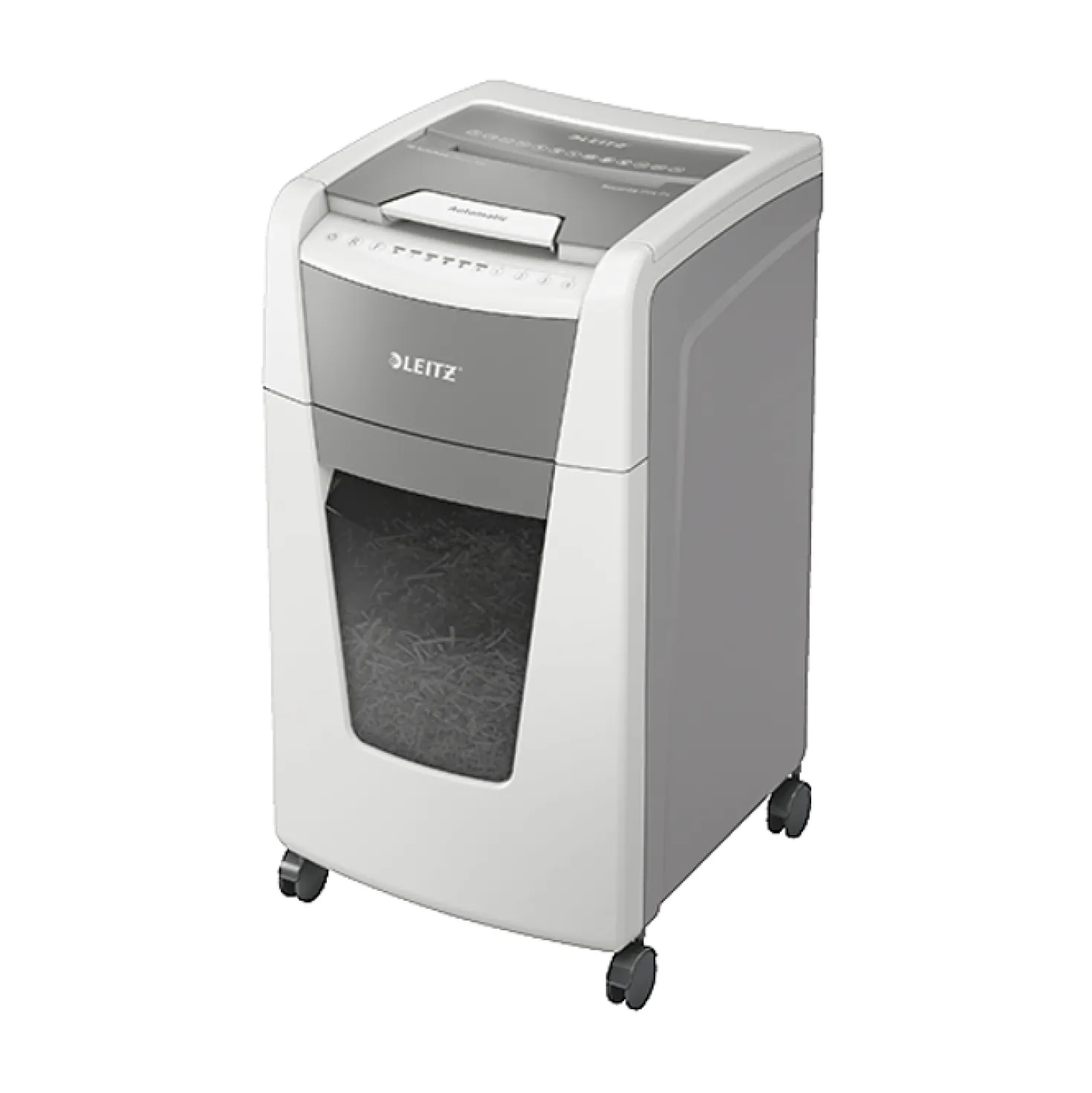 Dokumentförstörare Leitz IQ 300 Office AutoFeed, P4, 60L