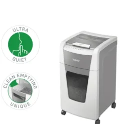 Dokumentförstörare Leitz IQ 300 Office AutoFeed, P4, 60L