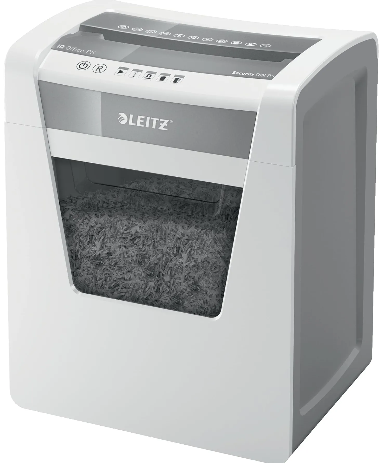 Dokumentförstörare Leitz IQ Office P5, micro-cut, 23L