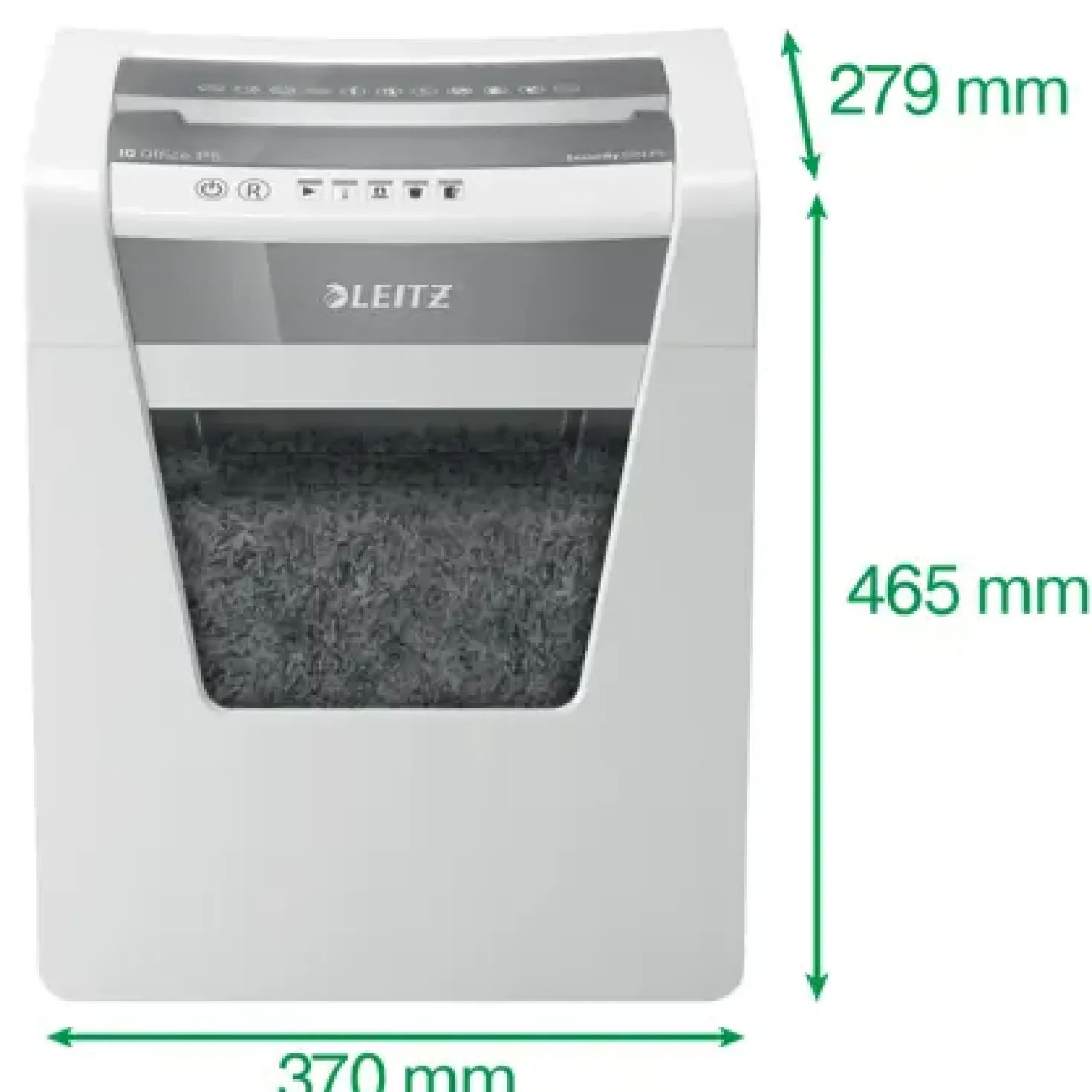 Dokumentförstörare Leitz IQ Office P5, micro-cut, 23L