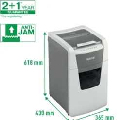 Dokumentförstörare Leitz IQ 150 Office P5, 44 liter