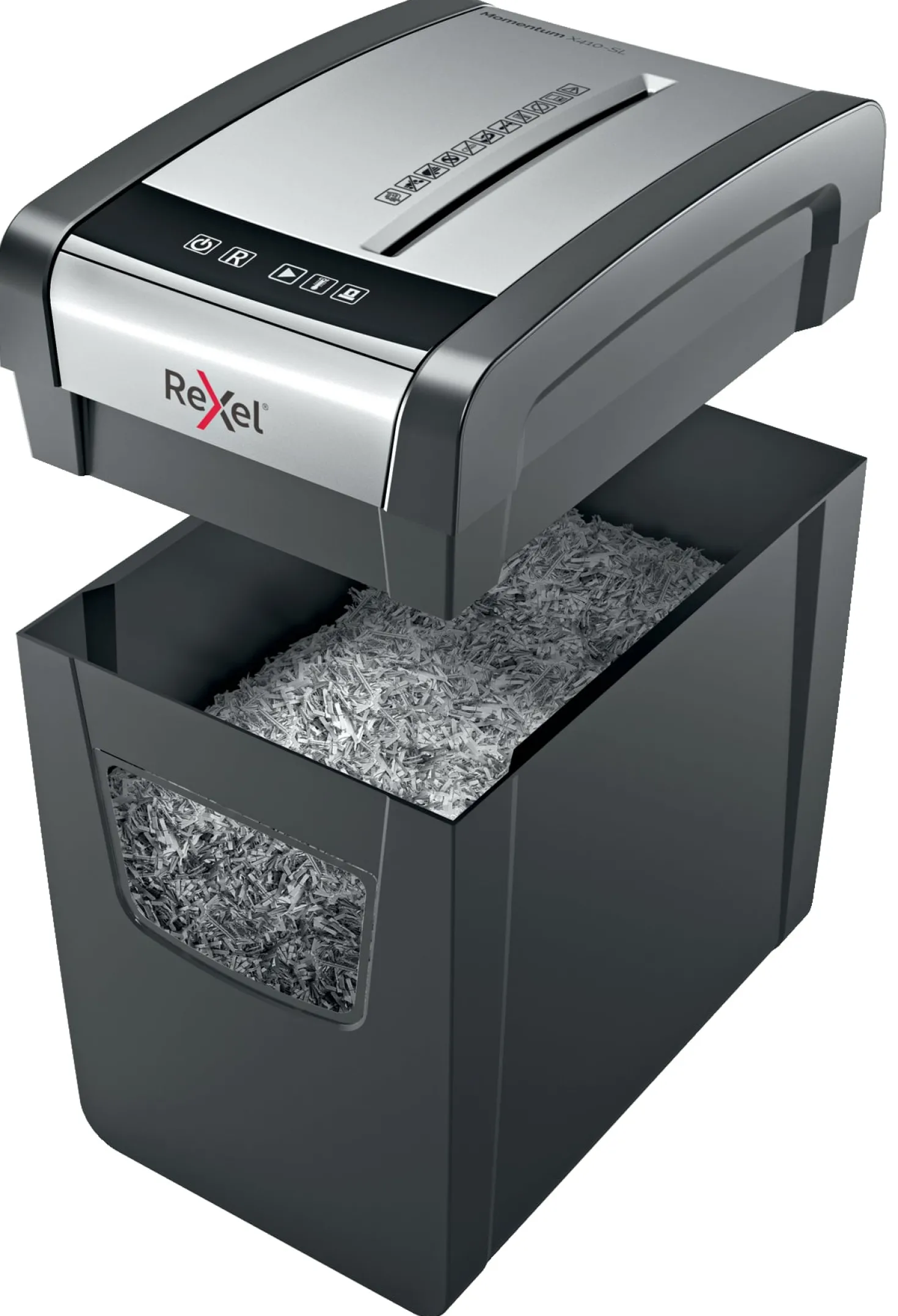 Dokumentförstörare Rexel Momentum X410-SL P4, 23L
